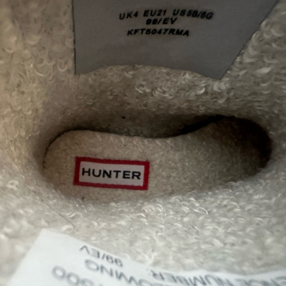 Hunter Navy/Blue Frost Kids 1st Classic Insulated Rain Boots- Boys 6 OR Girls 5 - Picture 8 of 8